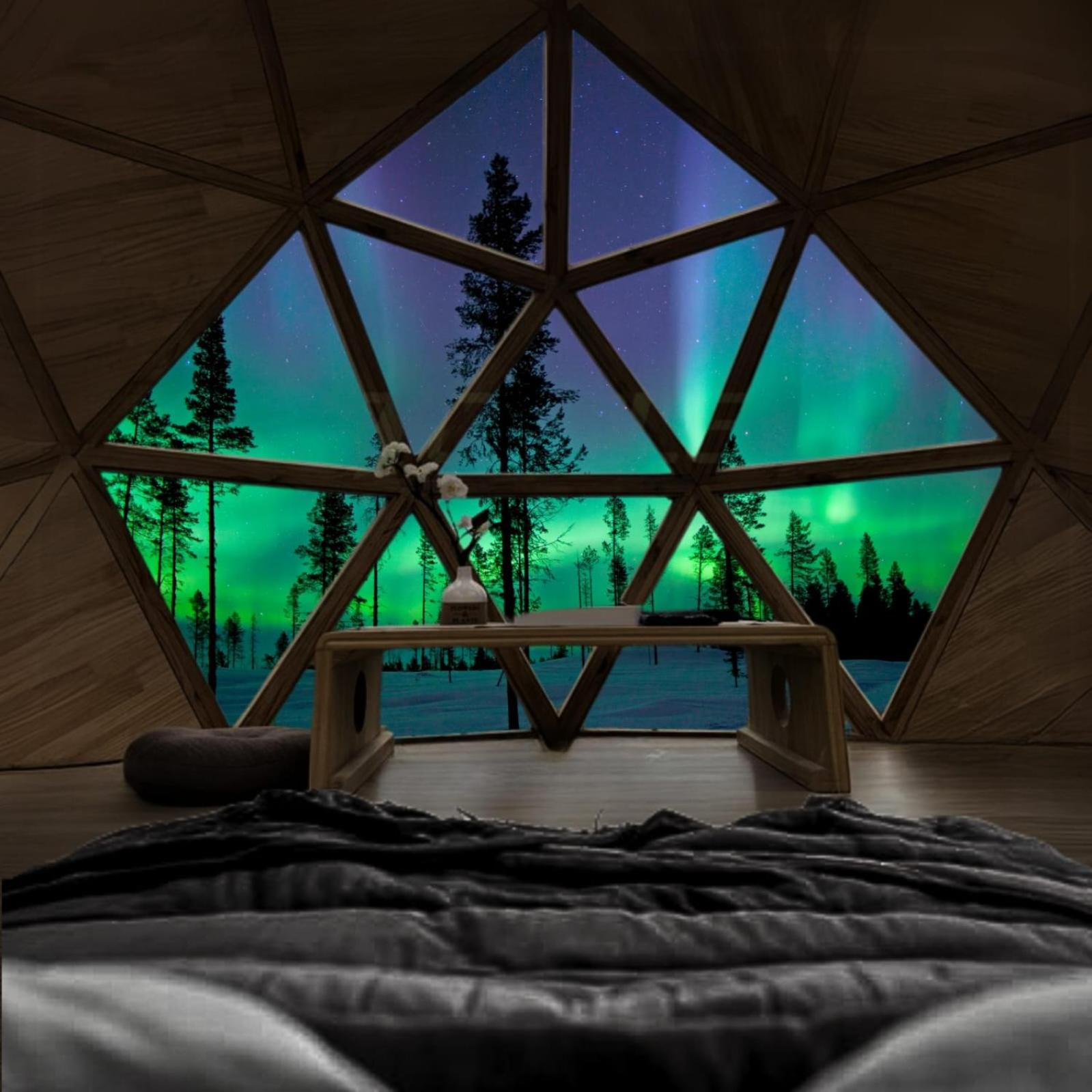 Skog Aurora Igloos Kalix Exterior foto